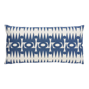 Schumacher x Drusus Tabor Ra Pillow in Navy