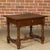 18th Century English Oak Side Table with Single Drawer and Turned Base For Sale In Atlanta - Image 6 of 12