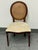 Bombay Company Traditional Oval Cane-Back Side Chair For Sale - Image 4 of 12