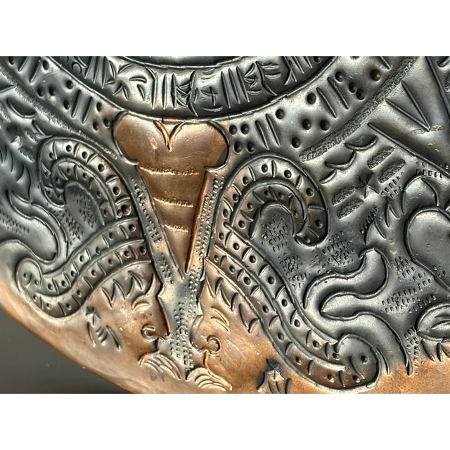 Artistic Wall Relief Piedra Del Sol Aztec Solar Calendar, 1970s For Sale - Image 18 of 18