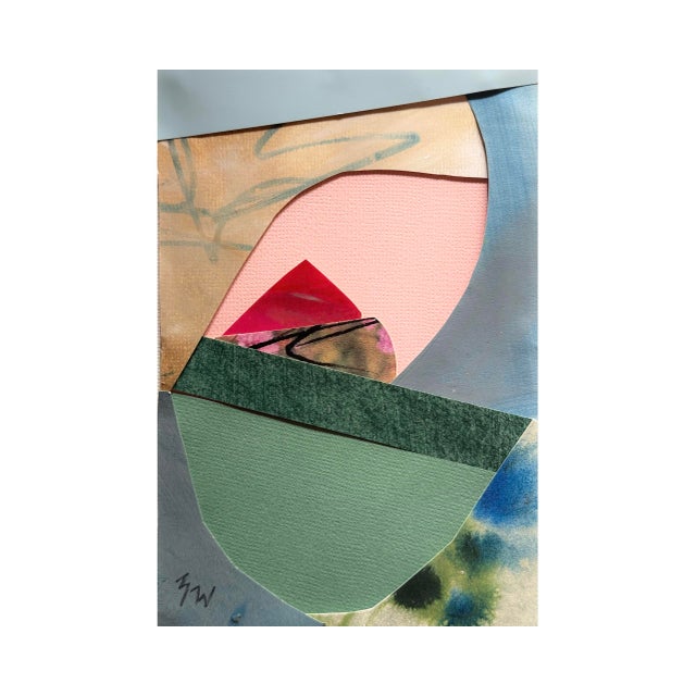"Into The Sun" is an original mixed media collage on paper by Zac Woodiel. This is one of six pieces in the "Into The Sun"...