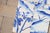 18th Century Antique Set of 6 Baroque Portuguese Tiles, 18th Century Blue & White Landscape and Botanical Scene For Sale - Image 5 of 8