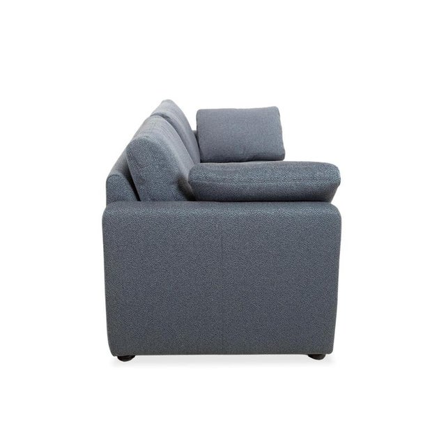 Blue Two-Seater Sofa in Blue Fabric from COR For Sale - Image 8 of 11