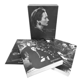 Duke and Duchess of Windsor February 1998 Auction Catalog - 3 Volumes in Slipcase For Sale