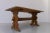 Tan Vintage Danish Brutalist Oak Dining Table, 1960s For Sale - Image 8 of 18