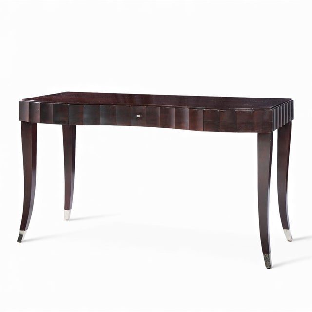 Brown Barbara Barry for Baker Mahogany Vanity Desk For Sale - Image 8 of 9