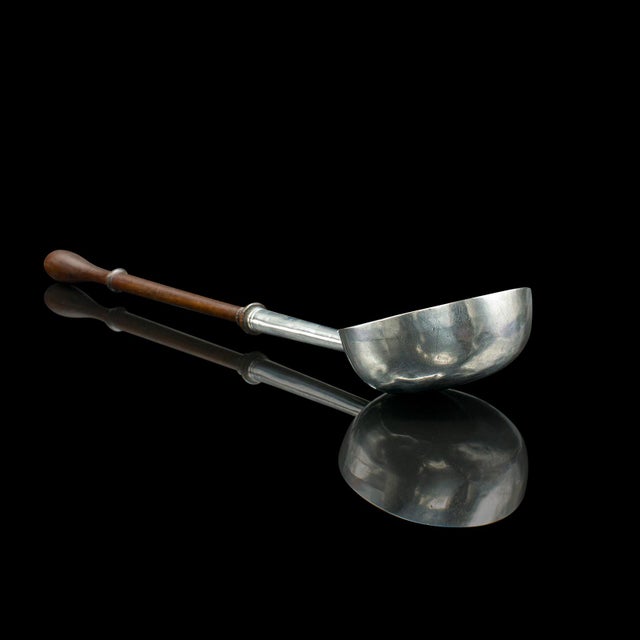 Antique Toddy Ladle, English, Silver, Long Serving Spoon, Hallmarked, Georgian For Sale - Image 6 of 7