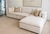 Crate & Barrel Crate and Barrel Lotus Deep Modular 4-Piece Reversible Sectional Sofa With Ottoman For Sale - Image 4 of 5