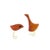 Contemporary Mid Century Modern-Style Decor Mahogany Jacob Hermann-Style Danish Bird Figurines- a Pair For Sale - Image 11 of 11