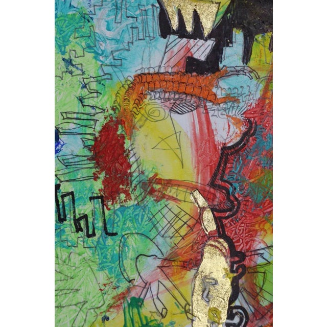 Sax Berlin "The Down Crown Crew". Contemporary Neo Expressionist Figurative Painting 2020 For Sale - Image 4 of 5