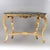 Vintage French Louis XIV Style Carved Gilt Wood Marble Top Console Table 20thC For Sale - Image 6 of 11