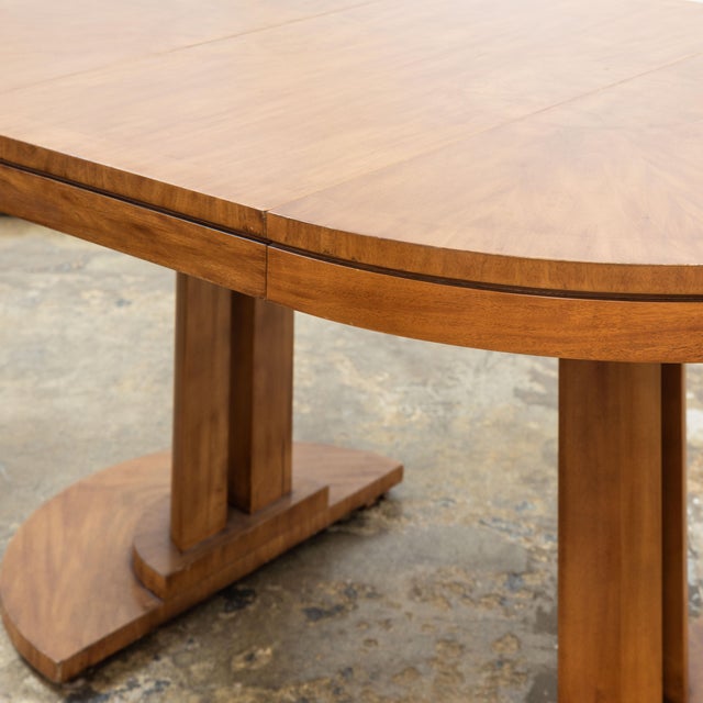 1980s Post-Modern Neo-Classic Pedestal Table Attributed to Michael Taylor for Baker For Sale - Image 11 of 13