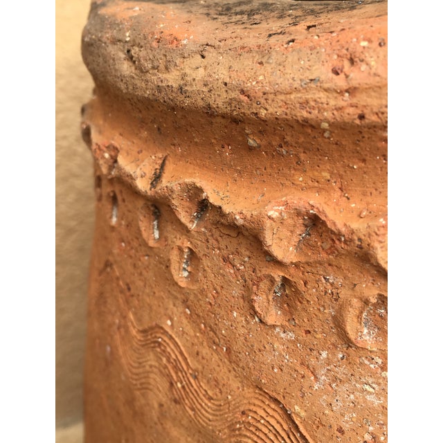 Late 18th Century 18th Century Large Terracotta Hand Carved French Biot Pot For Sale - Image 5 of 13