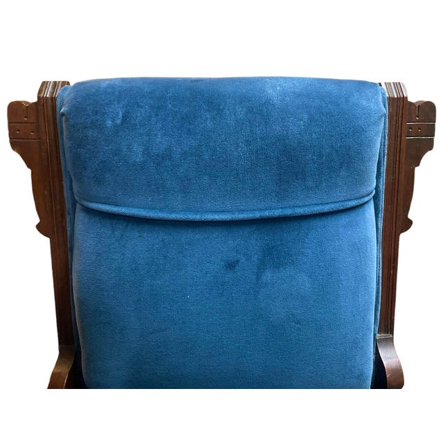 Mid 19th Century Pair of Antique Eastlake Victorian Parlor Chairs From the 19th Century For Sale - Image 5 of 9