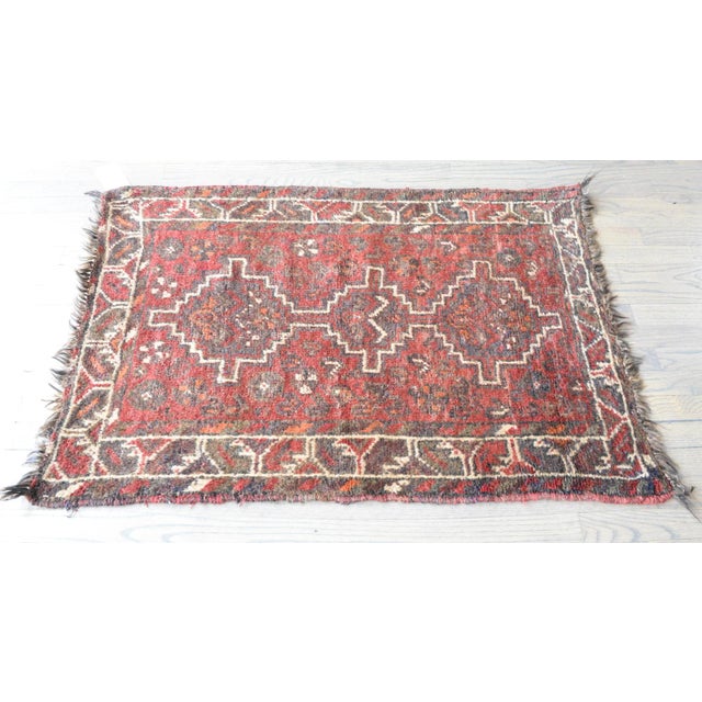 Vintage Mid Century Shiraz Rug For Sale - Image 11 of 12