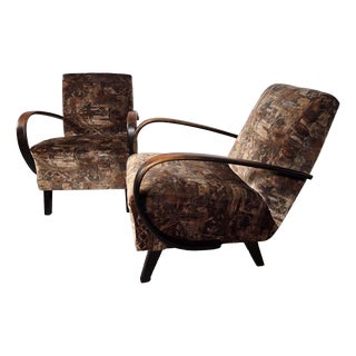 Vintage Armchairs from Jindrich Halabala, 1940s, Set of 2 For Sale