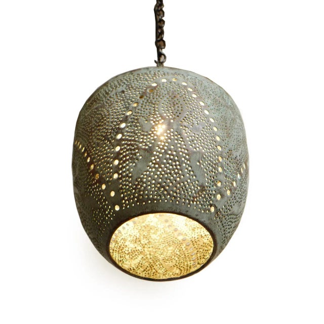 Copper Madras Pendant Light Small For Sale - Image 4 of 8