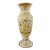 Boho Chic Large Antique 1820 Vase Mercury Blown and Painted Glass For Sale