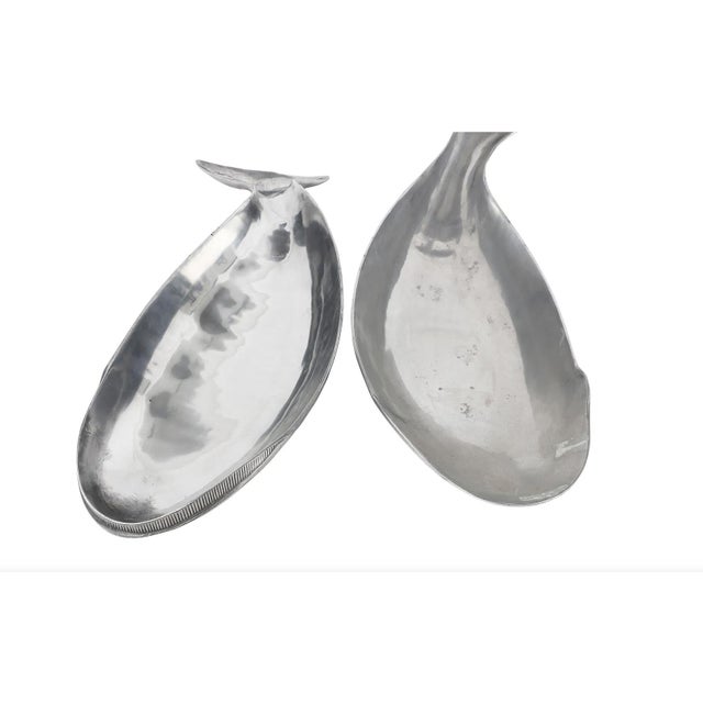 Metal Arthur Court Pewter Whale-Shaped Covered Tureen/Ice Bucket on Stand For Sale - Image 7 of 8