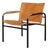 Leather and Tubular Steel Klinte Armchairs attributed to Tord Björklund for Ikea, 1960s, Set of 2 For Sale