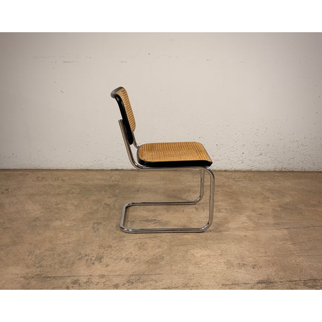 Black S32 V Cantilever Chair by Marcel Breuer for Thonet, Set of 3 For Sale - Image 8 of 14
