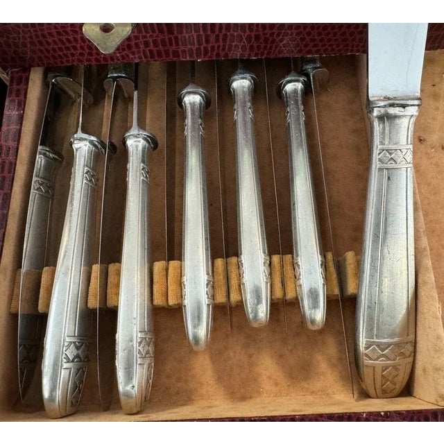 Art Deco Place Settings for 12 People, 1930s, Set of 115 For Sale - Image 4 of 7