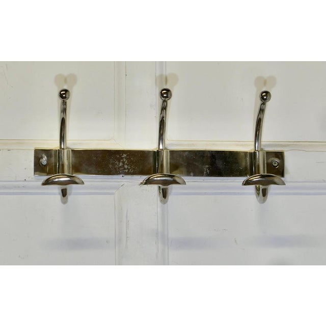 Art Deco French Chrome Coat Rack, 1960s For Sale - Image 6 of 7