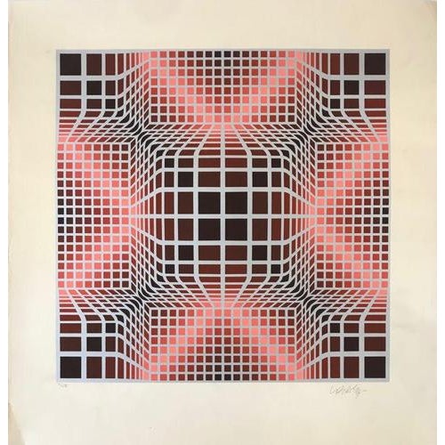 Silksreen, 1989 Handsigned by the artist in pencil and numbered 54/70 Catalog : Benavides 1075 60.00 cm. x 58.00 cm. 23.62...