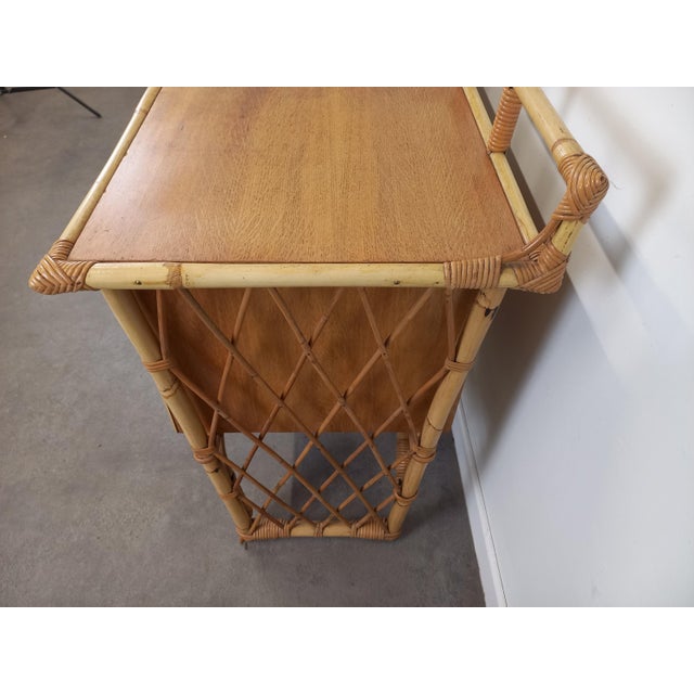 Rattan Desk and Chair, 1950s, Set of 2 For Sale - Image 17 of 18