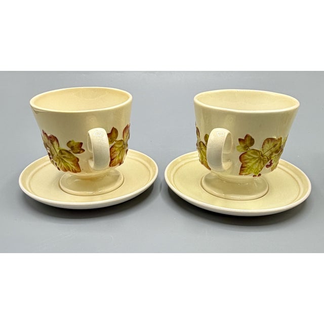 Art Deco Grapevine Breakfast & Serving Service from Carlton Ware, England, 1930s, Set of 17 For Sale - Image 10 of 18