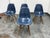 Mid-Century Modern Charles + Ray Eames for Herman Miller Molded Fiberglass Chairs, Set of Four For Sale - Image 3 of 12