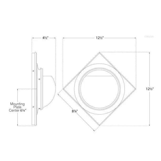 Visual Comfort Thomas O'Brien for Visual Comfort Signature Venice Sconce in Bronze with Antique Mirror For Sale - Image 4 of 4