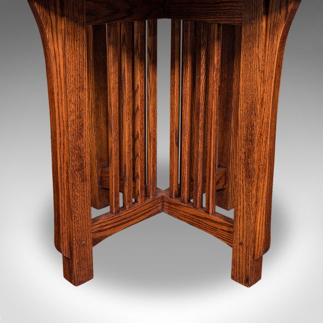 Vintage Cotswold School Centre Table, English, Oak, Occasional, Mission Style For Sale - Image 10 of 10