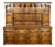 English Midcentury Oak Dresser with Carved Accents, Six Doors and Six Drawers For Sale