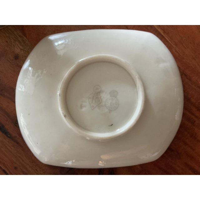 Metal Late 19th Century Royal Worcester Teacup & Saucer For Sale - Image 7 of 7
