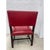 Antique Barley Twist Red Accent Chair For Sale - Image 4 of 7
