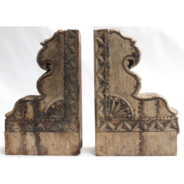 Mid-Century Modern Brackets Corbels Vintage Architectural Pair For Sale - Image 3 of 16