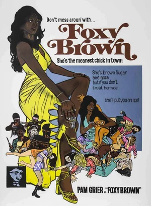 Diamond, Foxy Brown, Original Mixed Media on Canvas, 2017