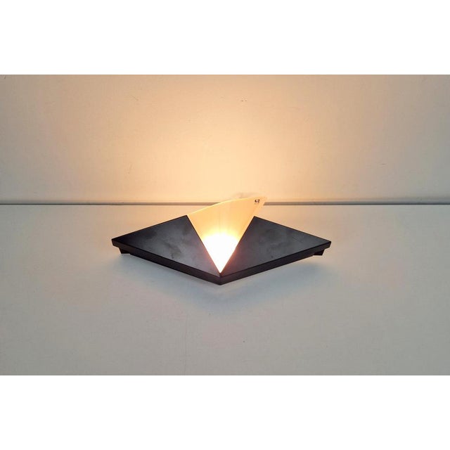 1980s G2 Vetri Murano Glass & Metal Wall Lamp from Vetri For Sale - Image 5 of 18