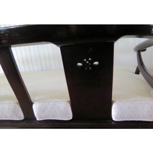 James Mont 1950s Mid-Century Cherry Wood Settee/Bench. For Sale In Boise - Image 6 of 10