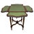 Mid 20th Century Game Table in Walnut with Green Leather For Sale - Image 15 of 18
