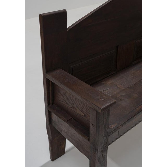 19th Century Rustic Spanish Bench For Sale - Image 6 of 11