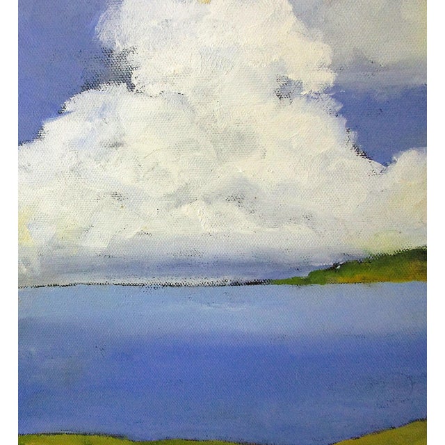 North Shore Cottages 18x24 Lynne French California Pacific Seascape Landscape For Sale In Orlando - Image 6 of 6