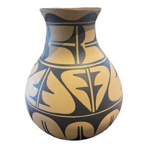 Native American Santa Clara Polychrome Pot by Darrin Aguilar