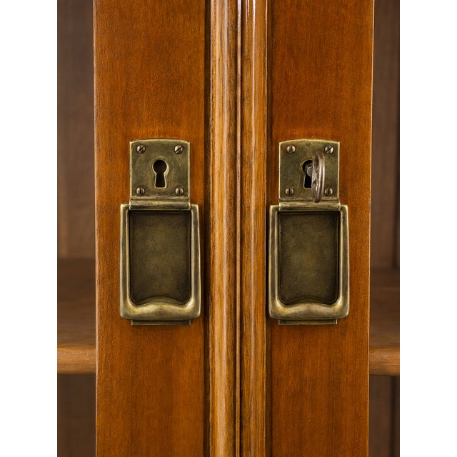 Brown Art Nouveau Bookcase by Josef Hoffmann Portois & Fix, Vienna, Austria, 1900s For Sale - Image 8 of 17