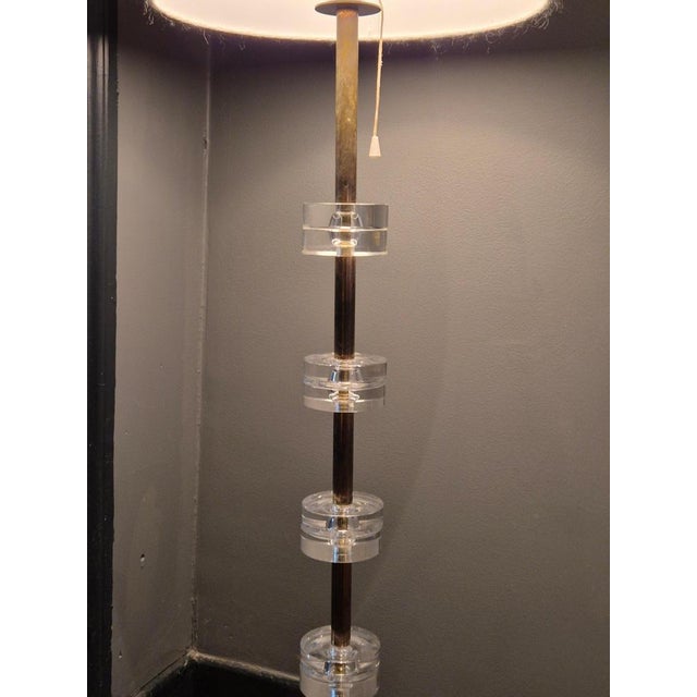 Metal Model RD 1990 Floor Lamp by Carl Fagerlund for Orrefors, 1960s For Sale - Image 7 of 8