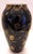 Brilliant Elegant Black Italian Porcelain Vase & Gilt Design by Tognana Porcellane – 10.5” For Sale In San Diego - Image 6 of 8