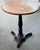 1960s Vintage Haasbrock-Sonderguard Cast Iron Pedestal Table With Carrara Marble Top, 36.75” For Sale - Image 5 of 6