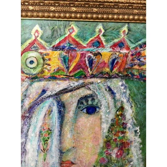 Modern Painting of Queen by Masuo Asaki For Sale - Image 3 of 5