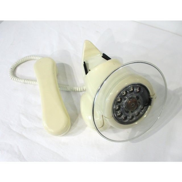 Mid-Century Modern Airplane Styled Rotary Dial Phone Canada For Sale - Image 3 of 9